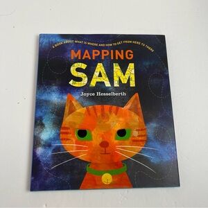 NWT Mapping Sam by Joyce Hesselberth Children's Book Hardcover
